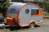 Brand New T@B Teardrop Trailers Come in Several Different Trim Colors
